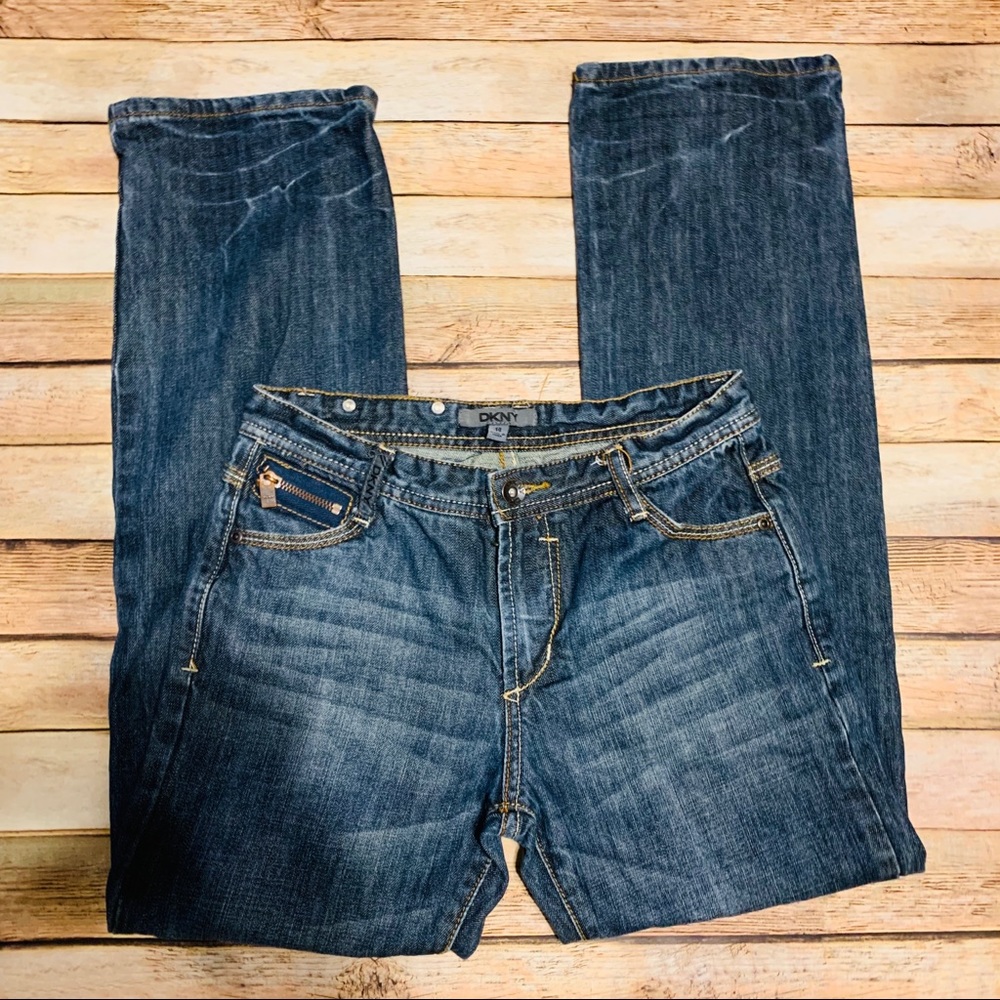 DKNY Women Zippered Jeans